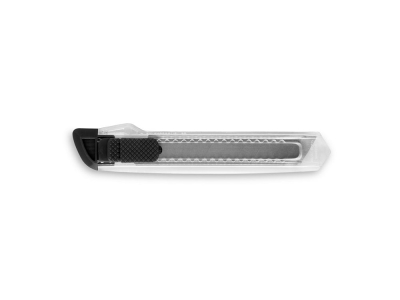 Канцелярский нож «PAYTON», черный, прозрачный, пластик, металл