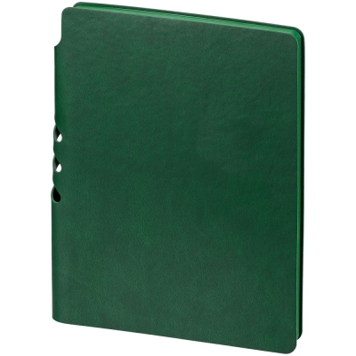 Ежедневник Flexpen Color, датированный, зеленый, зеленый, кожзам