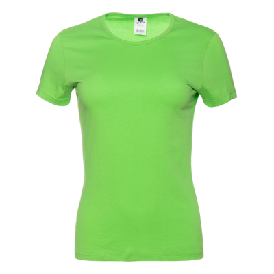 Футболка женская STAN хлопок 150, 02W, Ярко-зелёный, ярко-зелёный, 150 гр/м2, хлопок