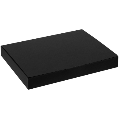 Коробка самосборная Flacky Slim, черная, черный, бумага