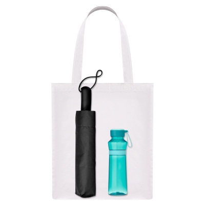 Подарочный набор Levante, бирюзовый (зонт, спортбутылка, шоппер)