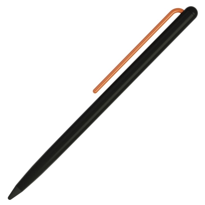 Карандаш GrafeeX в чехле, черный с оранжевым, черный, оранжевый, металл; алюминий