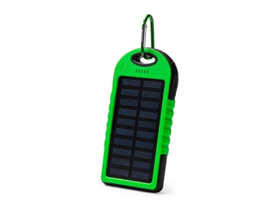 Внешний аккумулятор DROIDE на солнечной батарее, 4000 mAh, черный, зеленый Внешний аккумулятор DROIDE на солнечной батарее, 4000 mAh, черный, зеленый