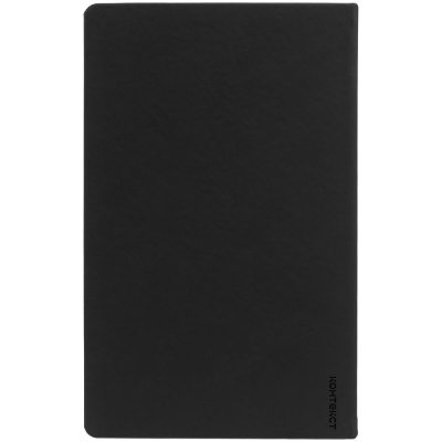 Ежедневник Magnet Shall, недатированный, черный, черный, искусственная кожа; покрытие софт-тач