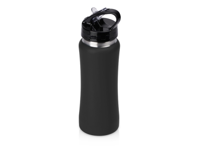 Бутылка для воды «Bottle C1», soft touch, 600 мл, черный, металл, soft touch