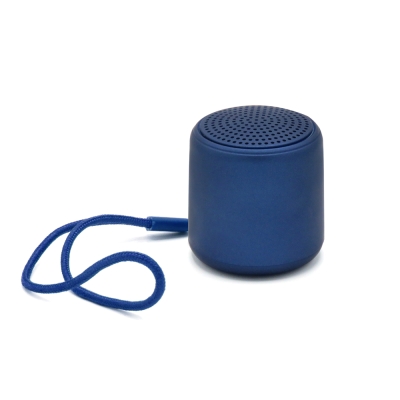 Беспроводная Bluetooth колонка Music TWS софт-тач, темно-синяя, темно-синий