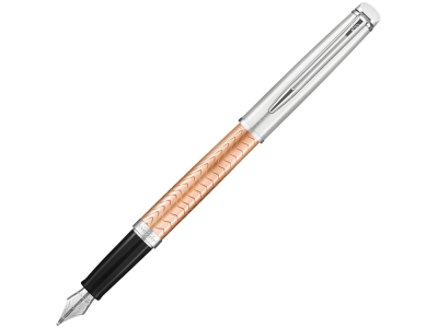 Ручка перьевая Hemisphere Deluxe, розовый, серебристый, бежевый, металл