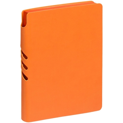 Ежедневник Flexpen Color, датированный, оранжевый, оранжевый, кожзам