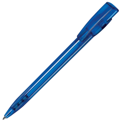 KIKI LX, ручка шариковая, прозрачный синий, пластик, синий, пластик
