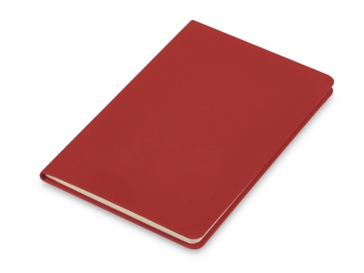 Блокнот в твердой обложке А5 «Wispy», красный, кожзам