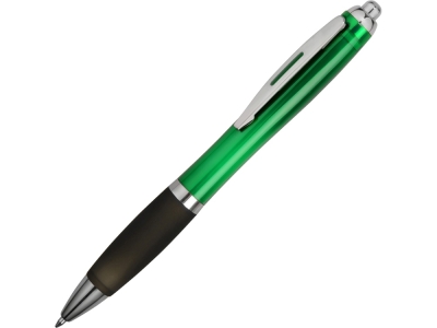 Ручка пластиковая шариковая «Nash», черный, зеленый, пластик