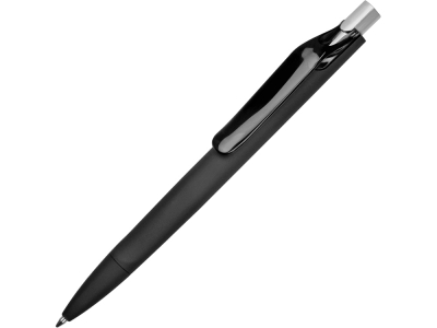 Ручка пластиковая шариковая Prodir DS6 PRR-Z «софт-тач», черный, soft touch
