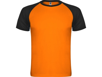 Спортивная футболка «Indianapolis» детская, черный, оранжевый, полиэстер