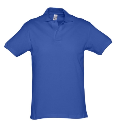 Рубашка поло мужская Spirit 240, ярко-синяя (royal), синий, хлопок