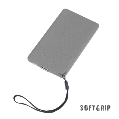 Зарядное устройство "Камень" с покрытием soft grip, 4000 mAh в подарочной коробке, серый, пластик/soft grip Зарядное устройство "Камень" с покрытием soft grip, 4000 mAh в подарочной коробке, серый, пластик/soft grip