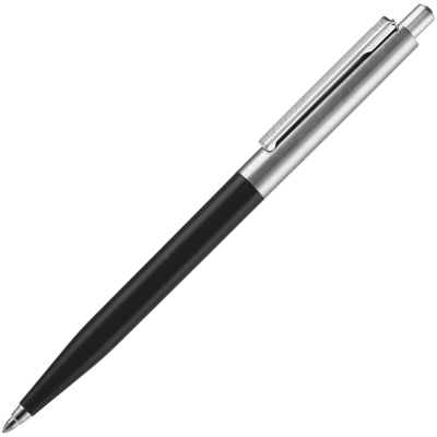 Ручка шариковая Senator Point Metal, ver.2, черная, черный