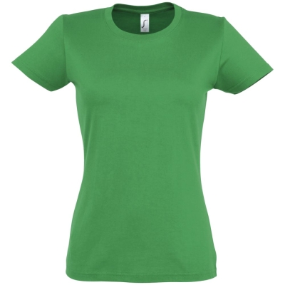 Футболка женская Imperial Women 190, ярко-зеленая, зеленый, хлопок