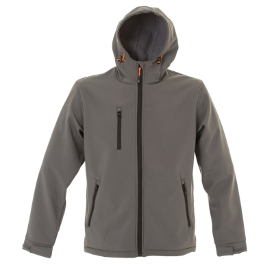 Куртка Innsbruck Man, серый_S, 96% п/э, 4% эластан, серый, основная ткань софтшелл : 96% полиэстер, 4% эластан, 280 г/м2