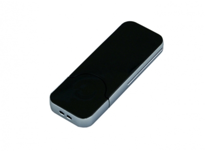 USB 2.0- флешка на 32 Гб в стиле I-phone, черный, пластик