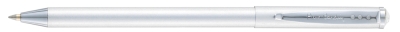 Ручка шариковая Pierre Cardin ACTUEL. Цвет - серебристый металлик. Упаковка Р-1, серебристый, алюминий, нержавеющая сталь