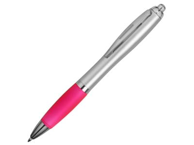 Ручка пластиковая шариковая «Nash», розовый, серебристый, пластик