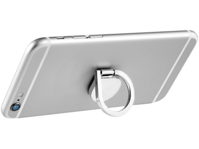 Держатель-кольцо для телефона, серебристый, металл