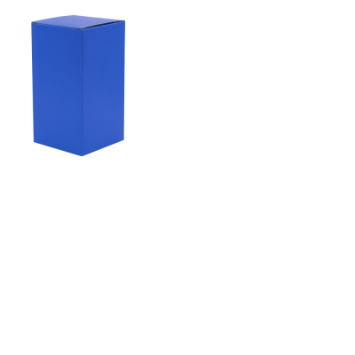 Коробка глянцевая для термокружки Surprise, синяя, синий