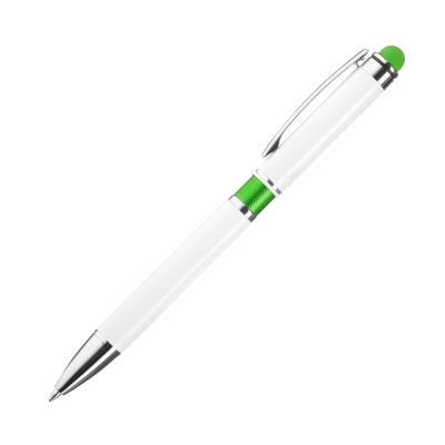 Шариковая ручка Arctic, белая/зеленая, белый
