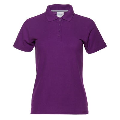 Рубашка поло женская STAN хлопок/полиэстер 185, 04WL, Фиолетовый, фиолетовый, 185 гр/м2, хлопок