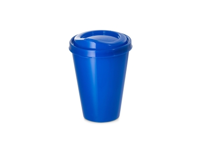 Многоразовый стакан «FRAPPE», синий, пластик
