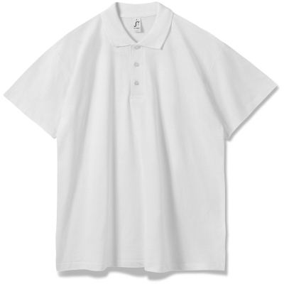 Рубашка поло мужская Summer 170, белая, белый, хлопок