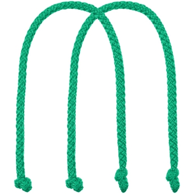 Ручки Corda для пакета L, зеленые, зеленый, полиэстер 100%