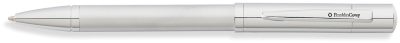 Шариковая ручка FranklinCovey Greenwich. Цвет - хромовый матовый., серебристый, латунь, нержавеющая сталь