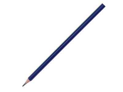 Трехгранный карандаш «Conti» из переработанных контейнеров, синий, пластик
