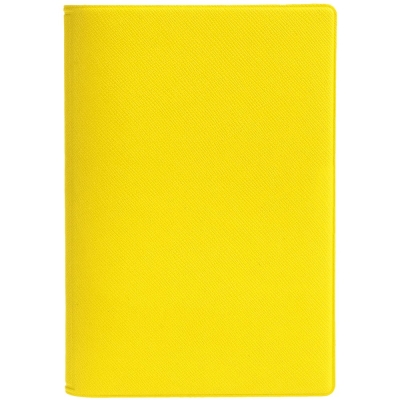 Обложка для паспорта Devon, желтая, желтый, кожзам