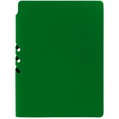 Ежедневник Flexpen Shall, недатированный, ver. 1, зеленый, зеленый, искусственная кожа; покрытие софт-тач