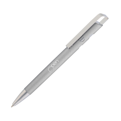 Ручка шариковая "Arni", серебристый, алюминий/пластик/металл