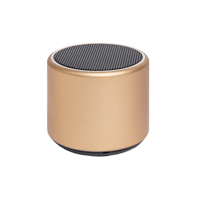 Портативная mini Bluetooth-колонка Sound Burger "Roll" золото, желтый