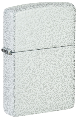 Зажигалка ZIPPO Classic с покрытием Glacier, латунь/сталь, белая, матовая, 38x13x57 мм, белый