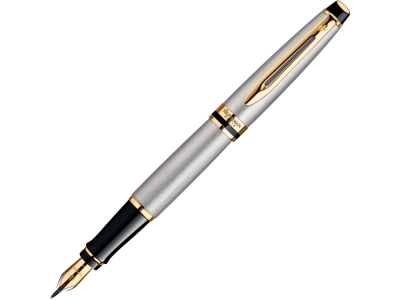 Ручка перьевая Expert, F, серебристый, металл