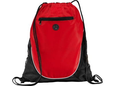 Рюкзак «Peek», черный, красный, полиэстер