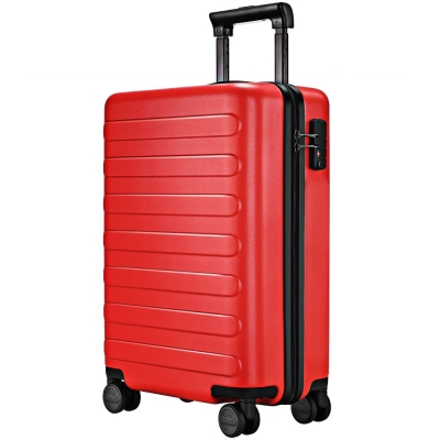 Чемодан Rhine Luggage, красный, красный, корпус - поликарбонат; подкладка - полиэстер