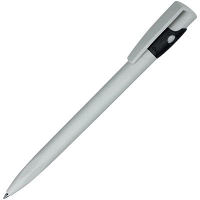 KIKI ECOLINE, ручка шариковая, серый/черный, экопластик, серый, черный, пластик ecoline