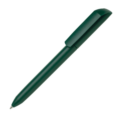 Ручка шариковая FLOW PURE, темно-зеленый, пластик, темно-зелёный, пластик