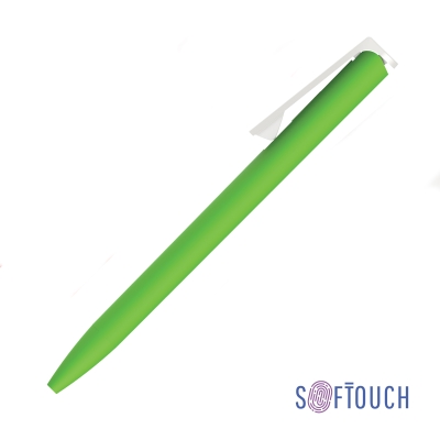Ручка шариковая "Clive", покрытие soft touch, зеленый, пластик/soft touch