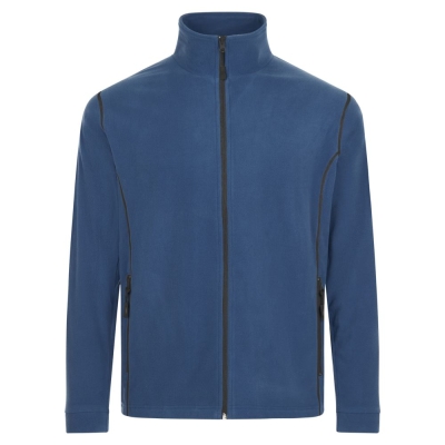 Куртка мужская Nova Men 200, синяя с серым, серый, полиэстер 100%, плотность 200 г/м²; флис, (микрофлис)