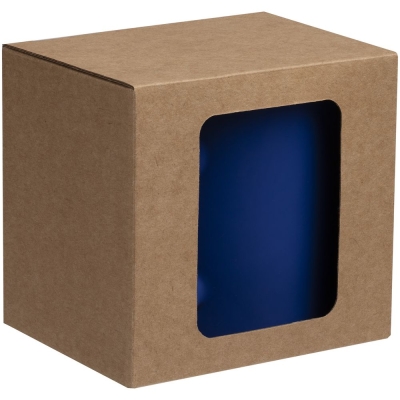 Коробка с окном для кружки Window, ver.2, крафт, картон