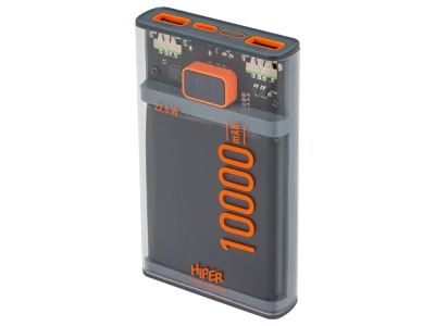 Внешний аккумулятор «CORE X», 10000 mAh, черный