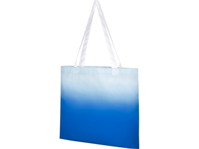 Эко-сумка «Rio» с плавным переходом цветов, синий, полиэстер
