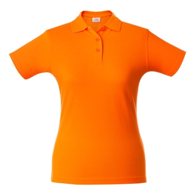 Рубашка поло женская Surf Lady, оранжевая, оранжевый, хлопок